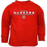 adidas Nebraska Cornhuskers Scarlet Juvenile Team Vision Long Sleeve T-shirt
