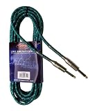 Produkt-Bild: LiveSound Instrumentenkabel Vintage Tweed Green - 6 Meter - 2x Klinke 6,3mm