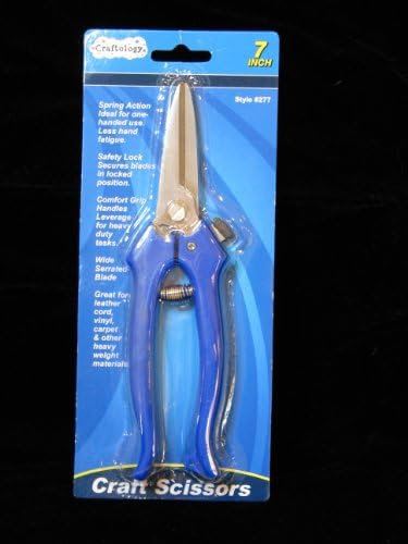 7" Spring Loaded Craft Shears Scissors