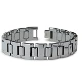 Gladiator Tungsten Men's Link Bracelet (16mm Wide) - 8 Inches