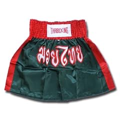 (XXXL) Muay Thai Boxen Boxing Short Shorts gr�n