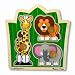 Melissa & Doug Deluxe Jungle Friends (Safari) Jumbo Knob