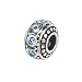 Zable(tm) Sterling Silver Crystal Birthstone March Bead / Charm