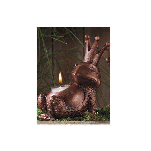 Frog Prince Tealight Holder - Lounging