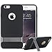 iPhone 6S Plus Case, Rock Classic Shell Hybrid Double Layer Shock Absorbing Armor Case Cover with Kickstand for Apple iPhone 6S Plus / iPhone 6 Pus 5.5 inch (Grey/Black)
