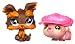Hasbro - 667631481 - Littlest Petshop - Petshop Duo Et Son Sac - Vague 4 - Yorki et Cochon Guineen