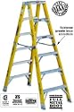 SEPTLS443FM1112HD - FM1100HD Series Rhino 375 Twin Front Fiberglass Mechanic Step Ladders