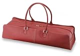 Crescent Moon Leather Metro Mat Bag (Red)