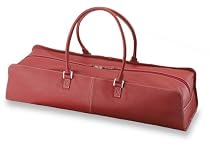 Crescent Moon Leather Metro Mat Bag (Red)
