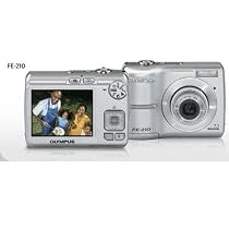 Olympus FE-210 - Digital camera - compact - 7.1 Mpix - optical zoom: 3 x - supported memory: xD, xD Type H, xD Type M