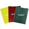 One2Fit Bandes �lastique / Bandes de r�sistance de fitness pour exercise et gymnastique, ensemble de 3 "powerband" - Jaune, Rouge, Vert (1,2 m x 0.12 m)