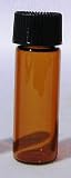Glass Amber Vials 1 Dram (1 Dozen)