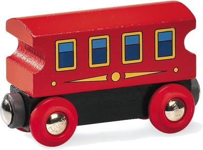 Childrens Toyshop  Toys : BRIO 33528 Wooden Railway System: Old Passenger Car