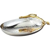 gilt leaf nut dish