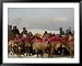 Afghan Men Look at Sheep with Their Backs Painted in Red, Kabul, Afghanistan, December 28, 2006 Afghanistan Framed Art Poster Print by Rafiq Maqbool, 49x39