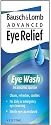 Bausch & Lomb Advanced Eye Relief Eye Wash, 4-Ounce Bottles (Pack of 6)
