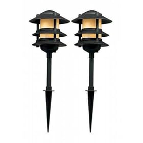 LiteSounds LVL2000-K Lights Commercial Grade Die Cast Aluminum Black 1 Pair