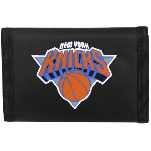 New York Knicks Black Nylon Tri-Fold Wallet