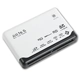 eSecure - High Speed All-in-1 USB Card Reader for all Digital Memory Cards - White