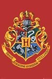 Posters: Harry Potter Poster - Hogwarts, Logo (36 x 24 inches)