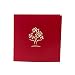 Magideal 3D Pop Up Invite Greeting Card Valentine Wedding Birthday Cornucopia Purple RS.190.00
