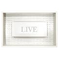 LIVE Wall Plaque - White