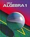 Books : Holt Algebra 1