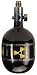 PMI Paintball Ultra 50ci 4500psi Tank Reactor II Black