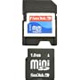 SanDisk 1GB miniSD Card (SDSDM-1024-A10M, Retail Package)