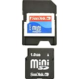 SanDisk 1GB miniSD Card (SDSDM-1024-A10M, Retail Package)