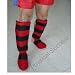 Muay Thai Shin Guards Large Size Red Color