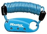 Master Lock 1551DAST Lock and Leash Backpack Padlock, Assorted Colors