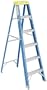 Werner 6006 250-Pound Duty Rating Type I Fiberglass Stepladder, 6-Foot