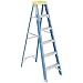 Werner 6006 250-Pound Duty Rating Type I Fiberglass Stepladder, 6-Foot