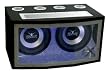 Absolute BPW212N Dual 12-inch Subwoofer Bandpass Enclosure with Blue Neon Lights 1200 Watts Maximum Power