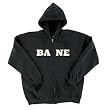BANE - Logo - Black/White Zip Up Hoodie