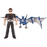 Kamen Rider Dragon Knight TV Series 4 Inch Tall Action Figure with Beast Figure Set - BLACK WING the Advent Vampire Bat Beast and LEN Plus Advent Card