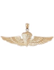 CleverEves 14K Gold Pendant Military Inspired 7.8 - Gram(s)