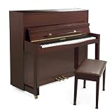 Suzuki M-54 45-Inch Acoustic Studio Upright Piano,Mahogany Brown
