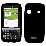 EMPIRE Black Silicone Skin Case Cover for Sprint Samsung Replenish M580