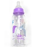 Nuby 8 OZ. Leak- Proof Bottle - purple, one size