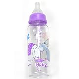 Nuby 8 OZ. Leak- Proof Bottle - purple, one size by Nuby