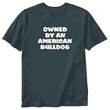 T-Shirt Black  Owned By American Bulldog  Dog