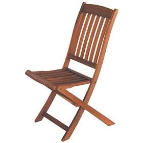 Arboria 8803403 Idlewild Outdoor Wood Spontaniety Folding Chair from Lawn Chairs