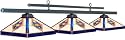 Midnight Flame 59" BILLIARDS RED Pool Table Light Lights Lamp Lamps