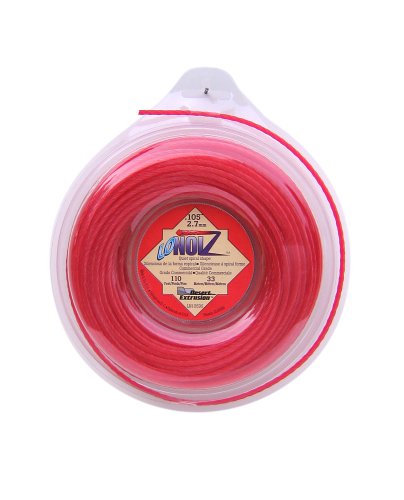 LoNoiz .105-Inch-by-110-Foot Spool Commercial Grade Spiral Twist Quiet 1/2-Pound Grass Trimmer Line, Red LN105DS-12 LoNoiz .105-Inch-by-110-Foot Spool Commercial Grade Spiral Twist Quiet 1/2-Pound Grass Trimmer Line, Red LN105DS-12