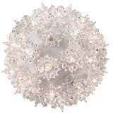 Bethlehem Lighting Indoor/Outdoor Mini Starlight Sphere 50 Lights, Clear