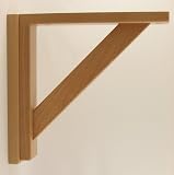 Corbel for Countertops and Shelves - Cherry Straight Model 10 - Unfinished