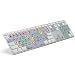 Logickeyboard Final Cut Pro X Shortcut Apple Mac USB Wired Keyboard - For Simpler and Faster Post-Production Facilities, Professional Video Editing.. - LKBA-FCPX10-AM89-US