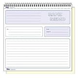 Adams(R) 2-Part Rapid Memo Spiral Book, 8 1/2 x 7 1/4, Book Of 50 Sets